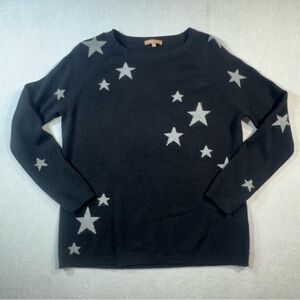 Kier + J Star Print Cashmere Sweater